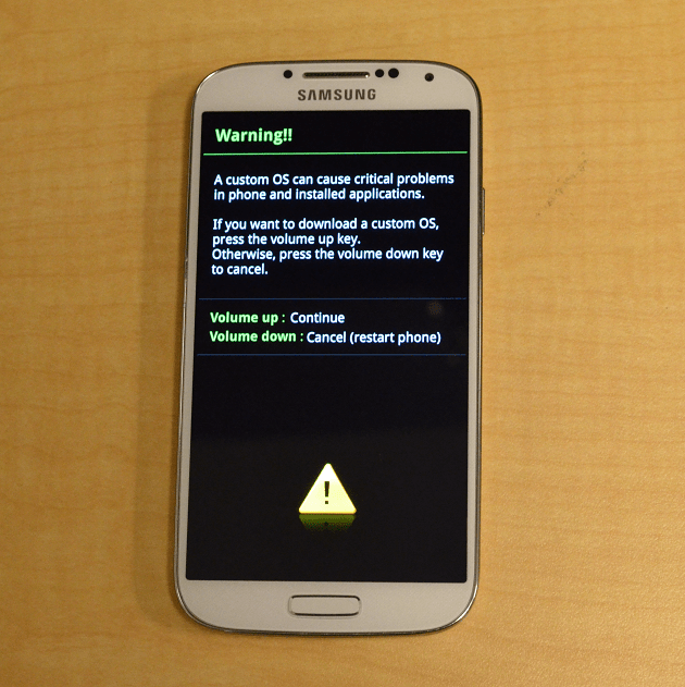 Galaxy S4 download mode